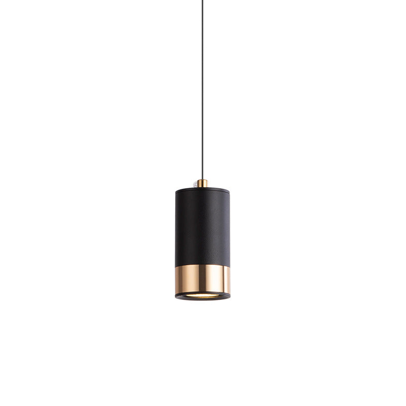 Minimalistyczna wisząca lampa kolumnowa w stylu nordyckim