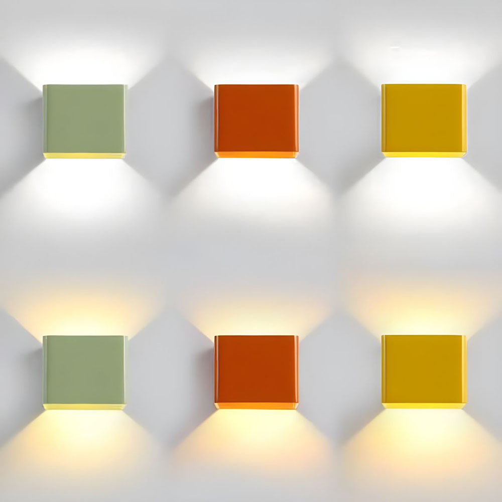 Moderne Cube wandlamp