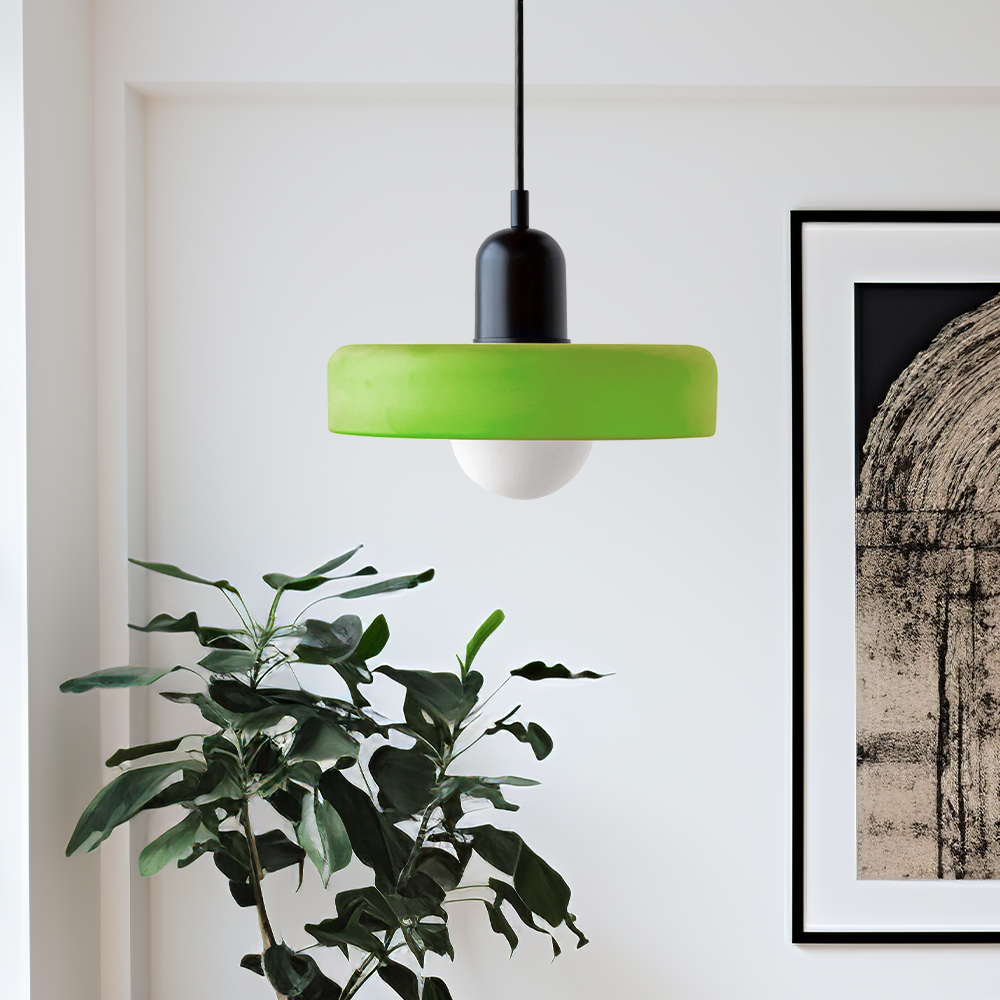 Colorful Modern-Style Glass Pendant Ceiling Light
