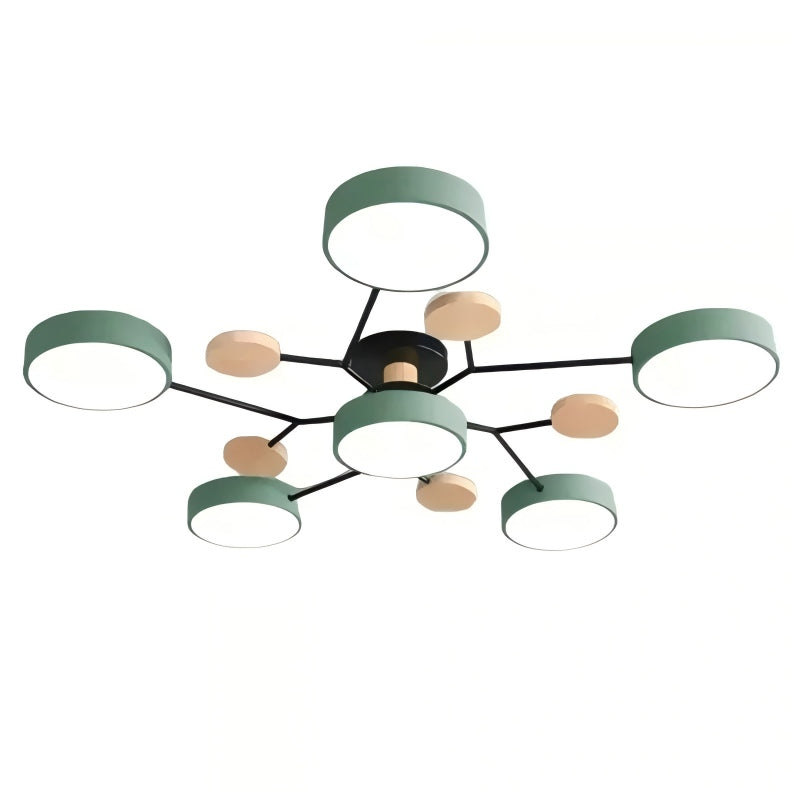 Nowoczesna okrągła akrylowa lampa sufitowa LED