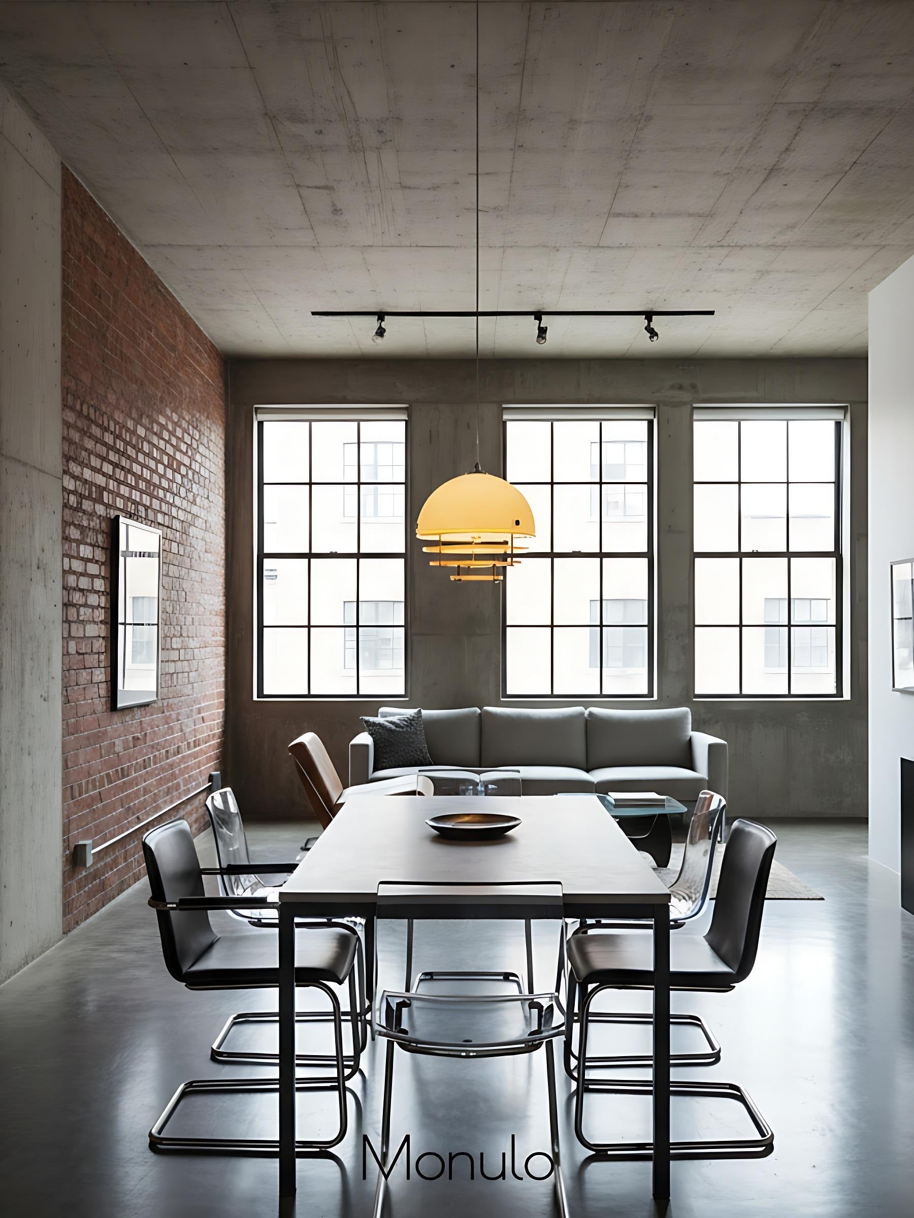 Minimalistyczna lampa wisząca Sunset Bauhaus