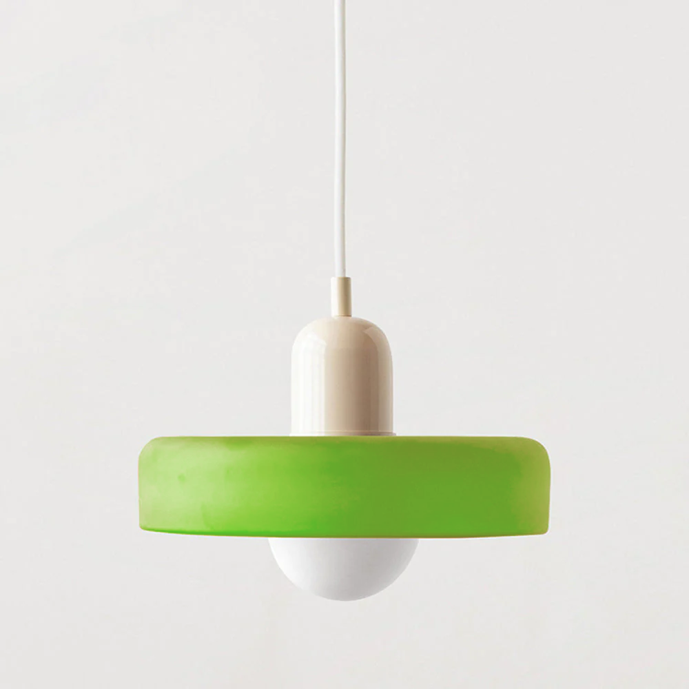 Colorful Modern-Style Glass Pendant Ceiling Light