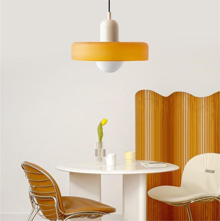 Colorful Modern-Style Glass Pendant Ceiling Light