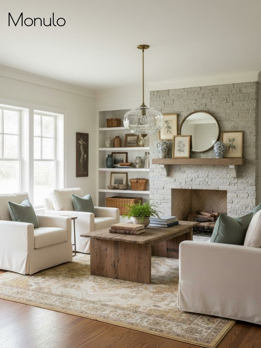 Klasyczna lampa wisząca w kształcie dyni szklana półpłaska