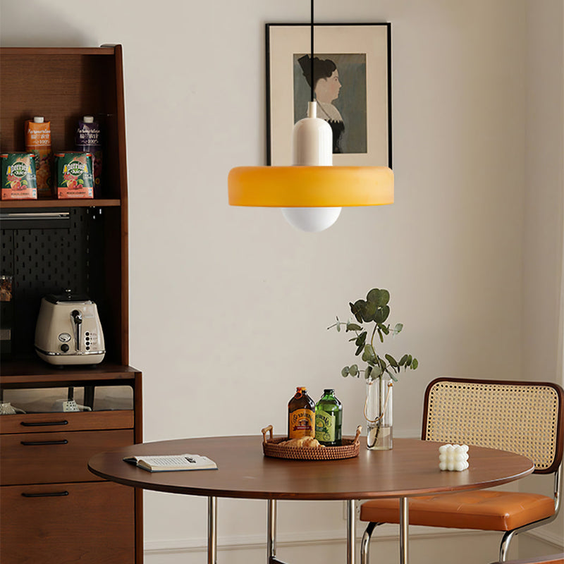 Colorful Modern-Style Glass Pendant Ceiling Light