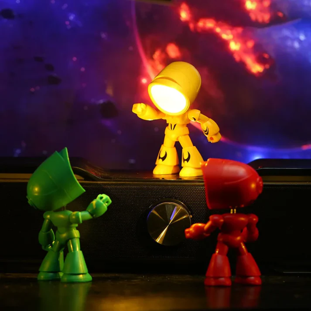 Lampe de bureau LED moderne inspirée d'un robot