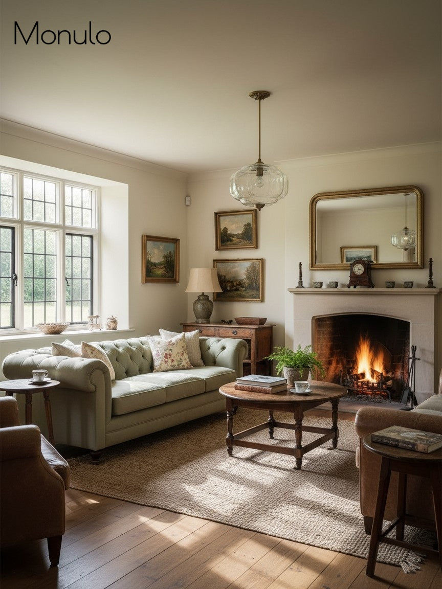 Klasyczna lampa wisząca w kształcie dyni szklana półpłaska