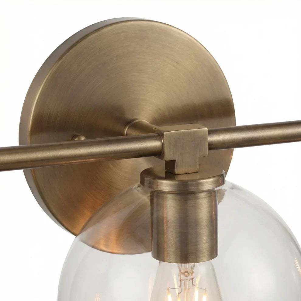 Modern Glass Bathroom Wall Light