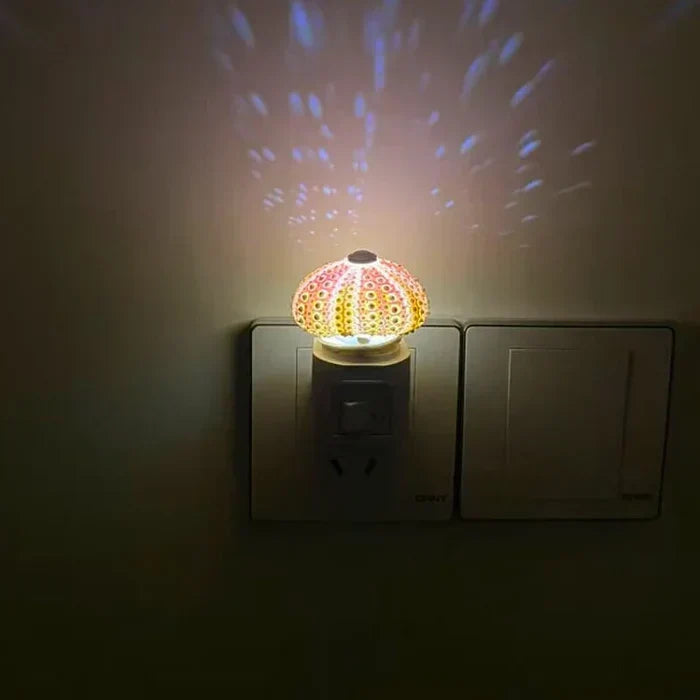 Bezprzewodowa Lampka Nocna w Kształcie Jeżowca na Baterie
