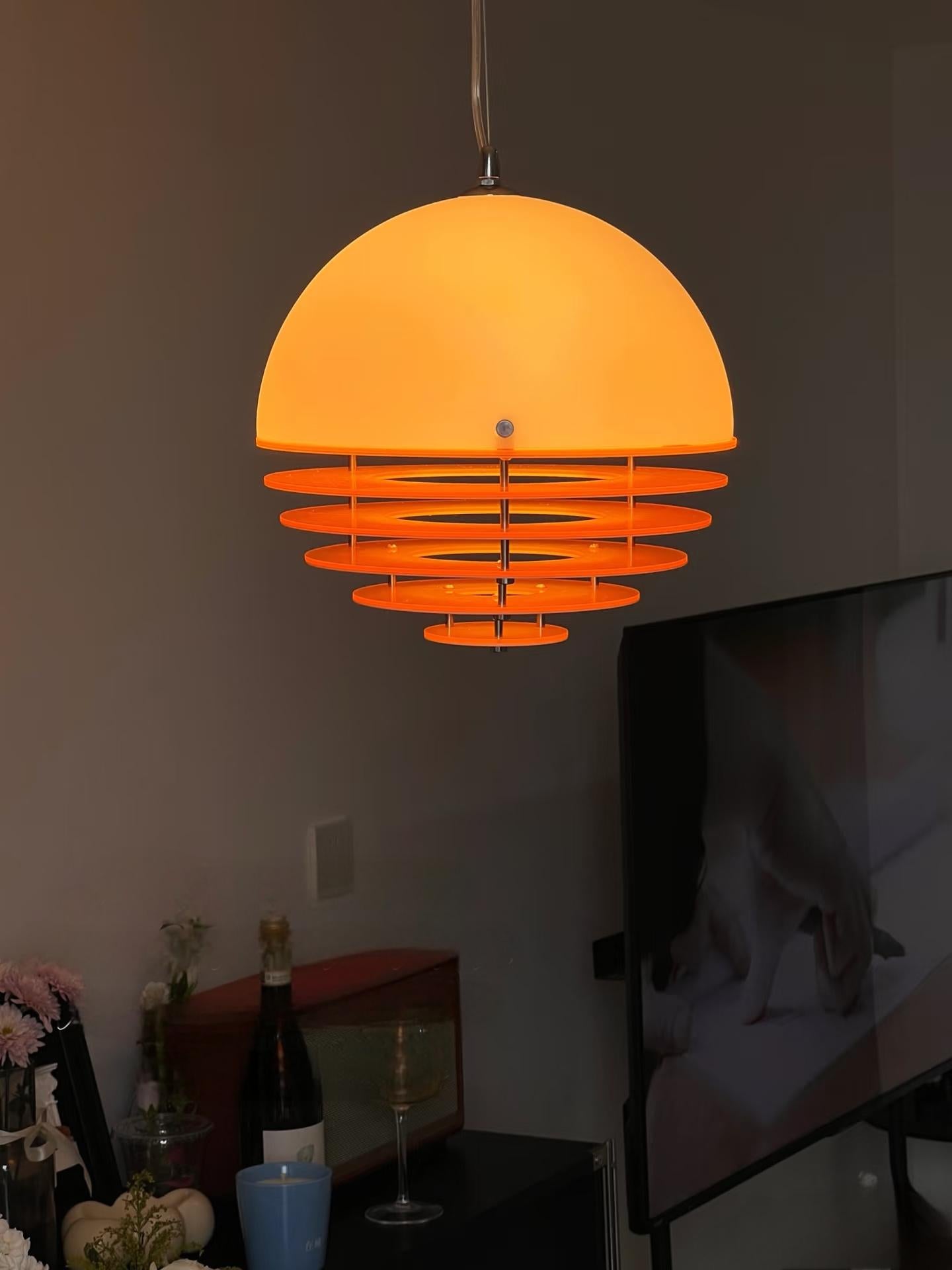 Minimalistyczna lampa wisząca Sunset Bauhaus