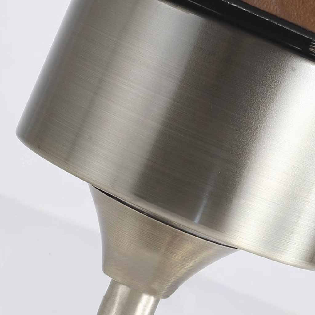 Ceiling fan with LED lighting and three wooden blades