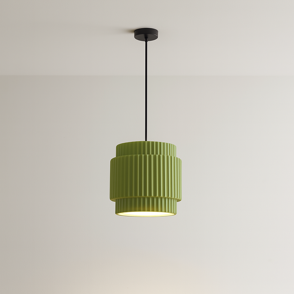 Ceramiczna kolorowa lampa wisząca