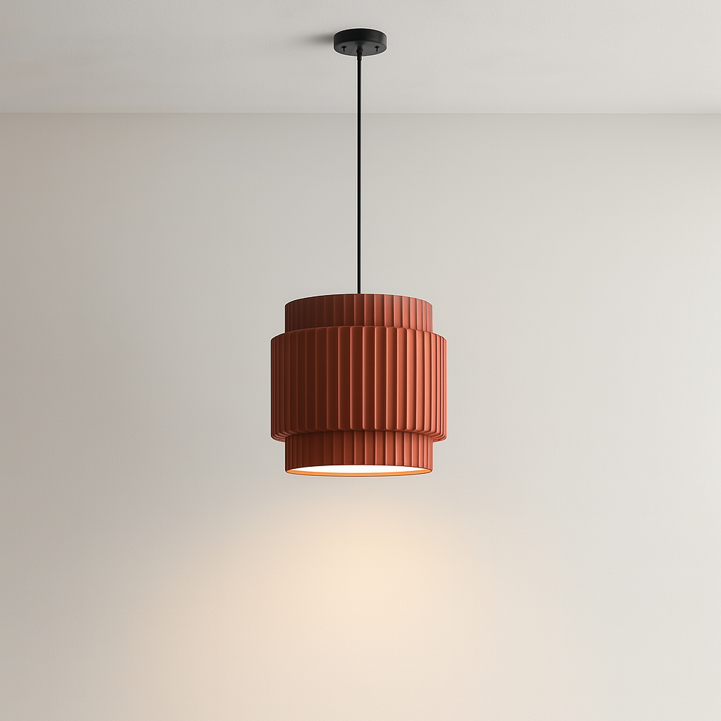 Ceramiczna kolorowa lampa wisząca