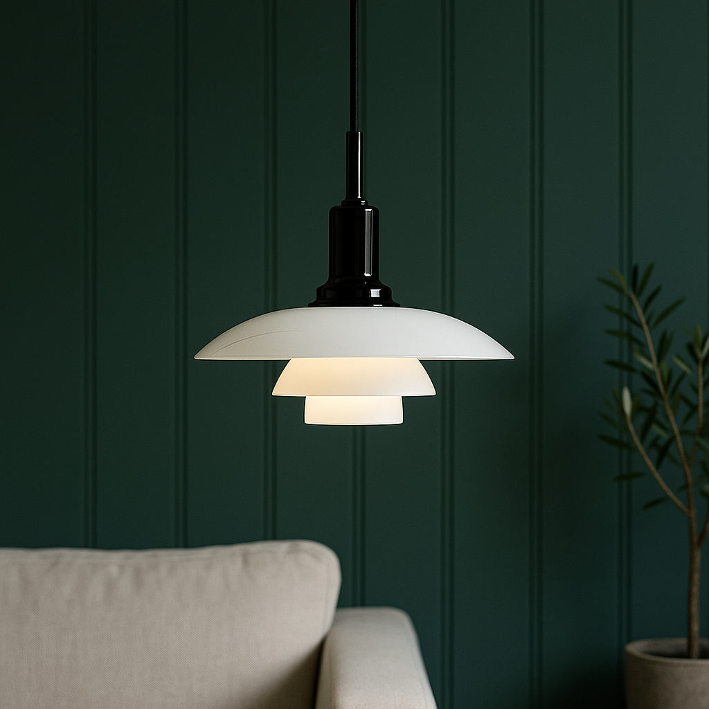 Skandynawska minimalistyczna lampa wisząca