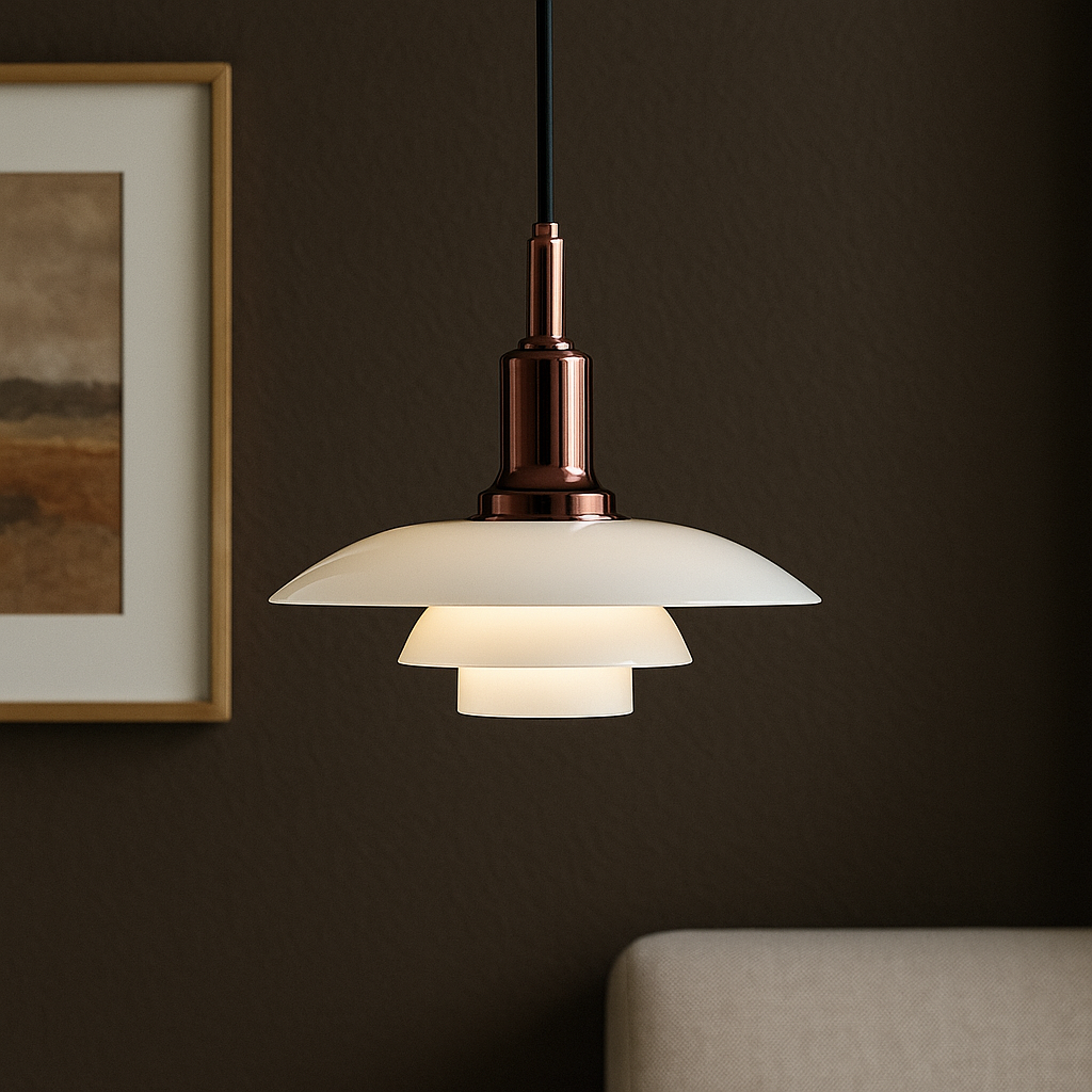 Skandynawska minimalistyczna lampa wisząca
