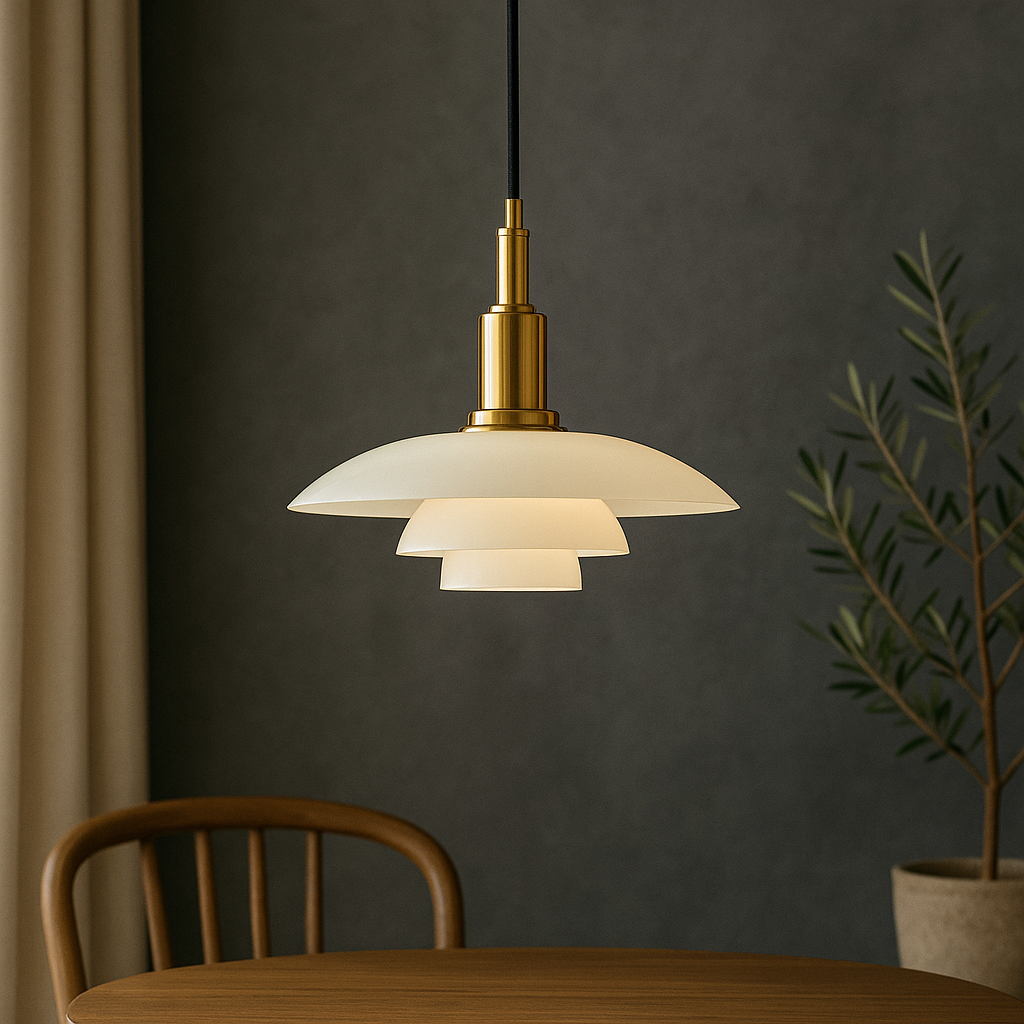 Skandynawska minimalistyczna lampa wisząca