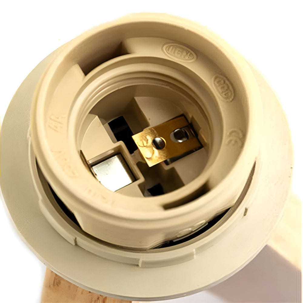 Drewniana lampa stołowa z regulowanymi przegubami