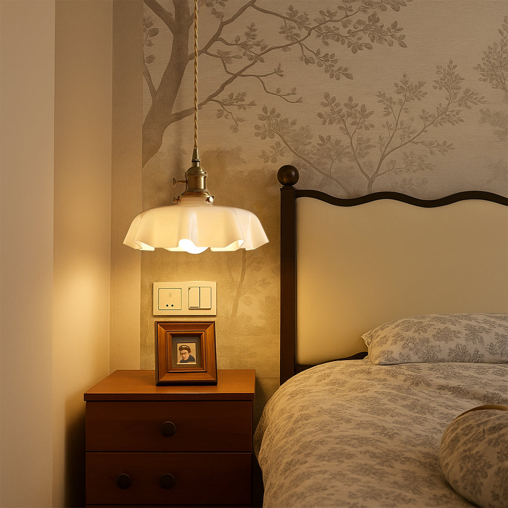 Klasyczna lampa wisząca w stylu francuskim