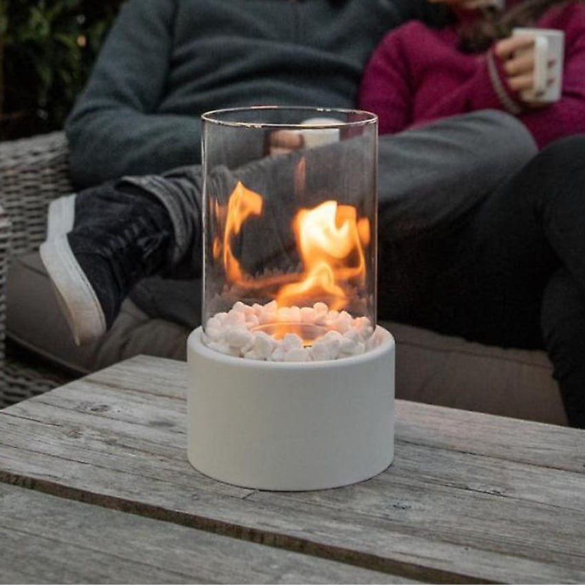 Decoratieve bio-ethanol tafelhaard voor sfeerverlichting