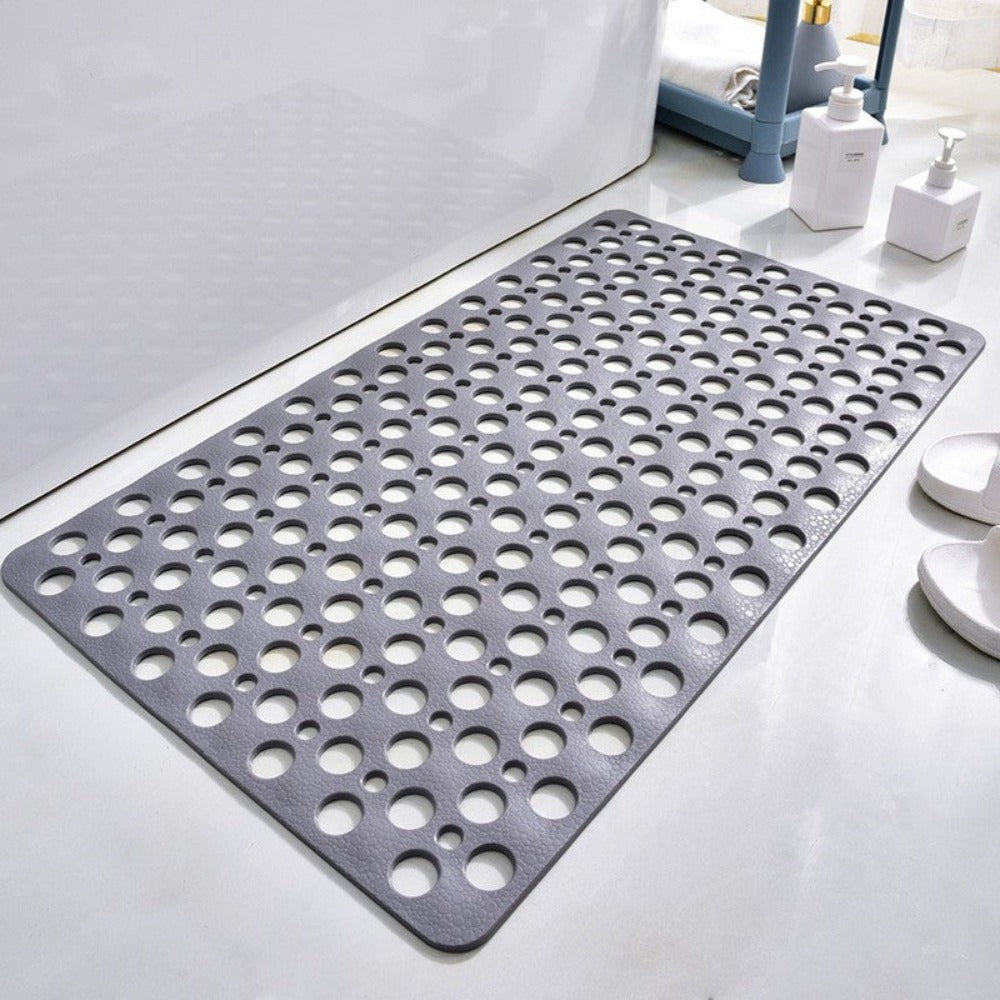 Non-slip shower mat with strong suction cups
