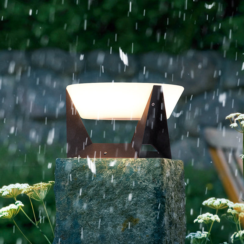 Zonne-energie buitenlampen met modern koel licht
