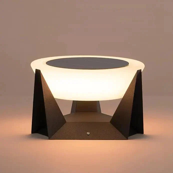 Zonne-energie buitenlampen met modern koel licht