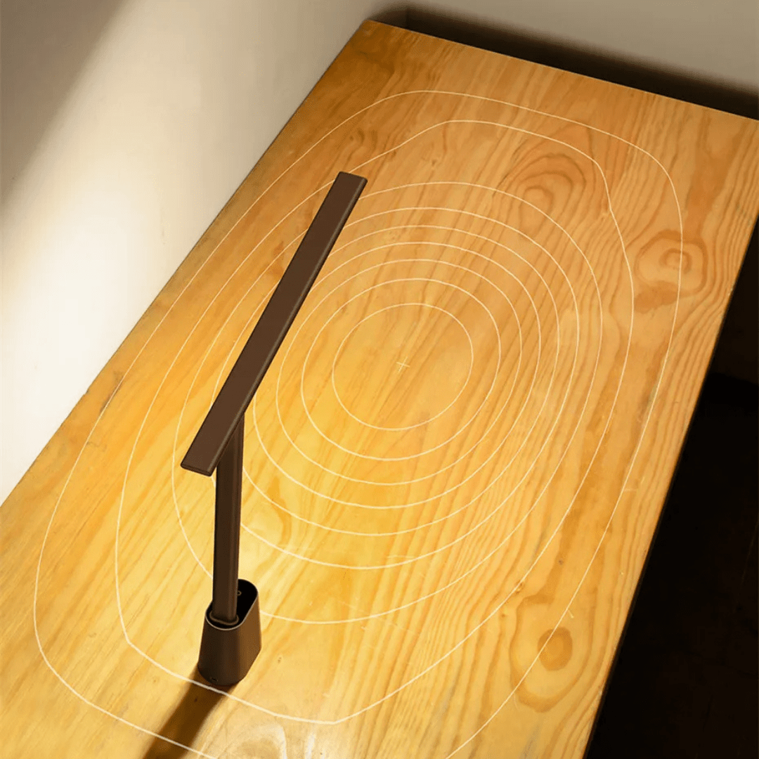 Nowoczesna składana lampka biurkowa LED z baterią i funkcją ściemniania