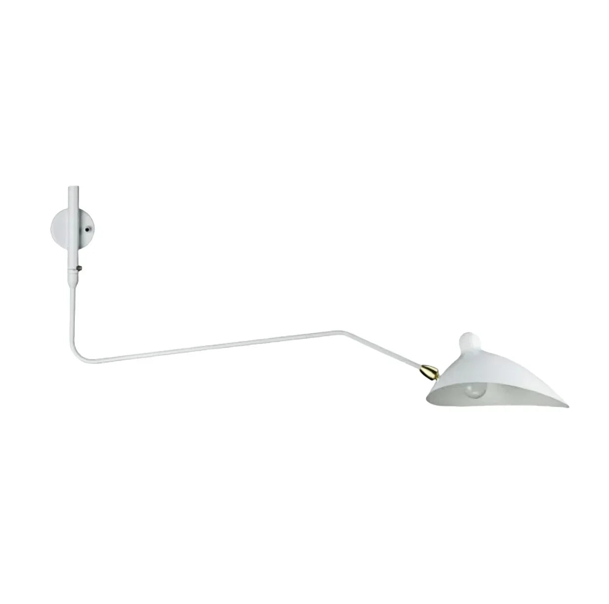 Lampa ścienna z regulowanym podwójnym ramieniem