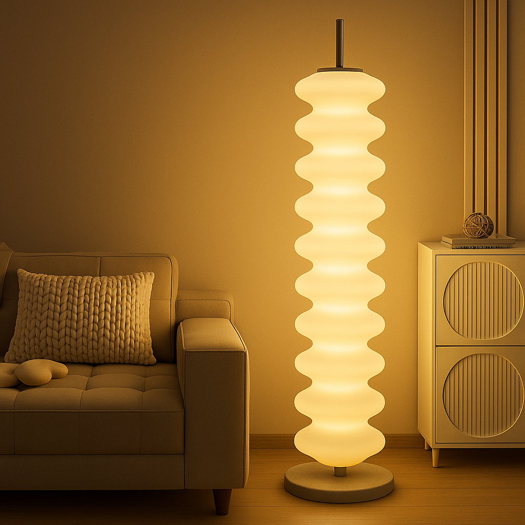 Nordycka lampa podłogowa LED Layered