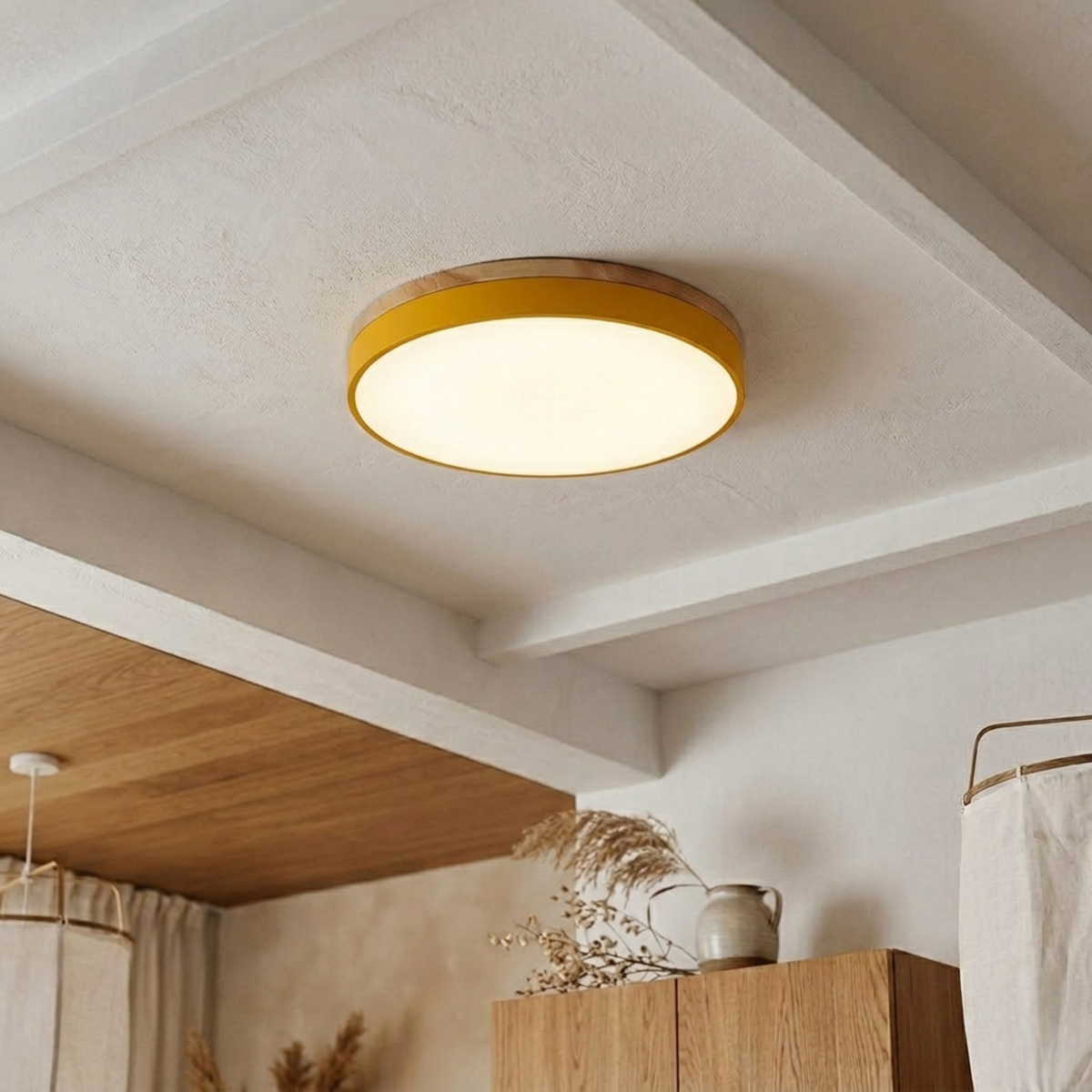 Moderne ronde plafondlamp voor de woonkamer
