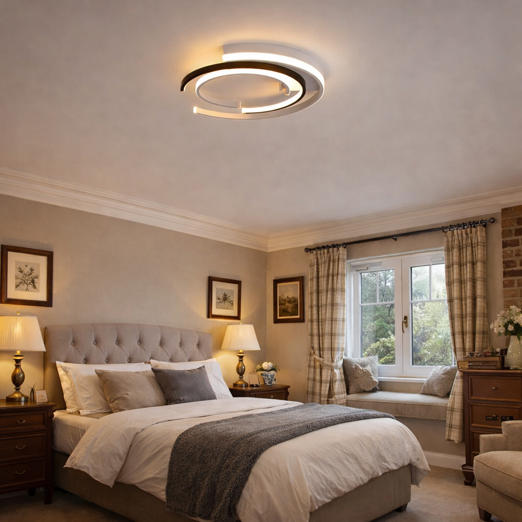 Modern Spiral LED Ceiling Light