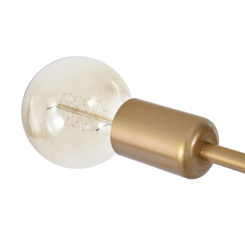 Modern Gold Sputnik Ceiling Light with Six Light Points