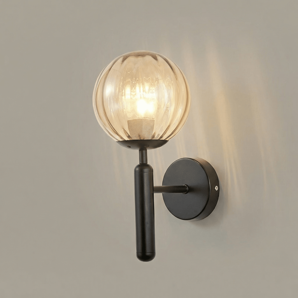 Modern Wall Sconce with Glass Globe