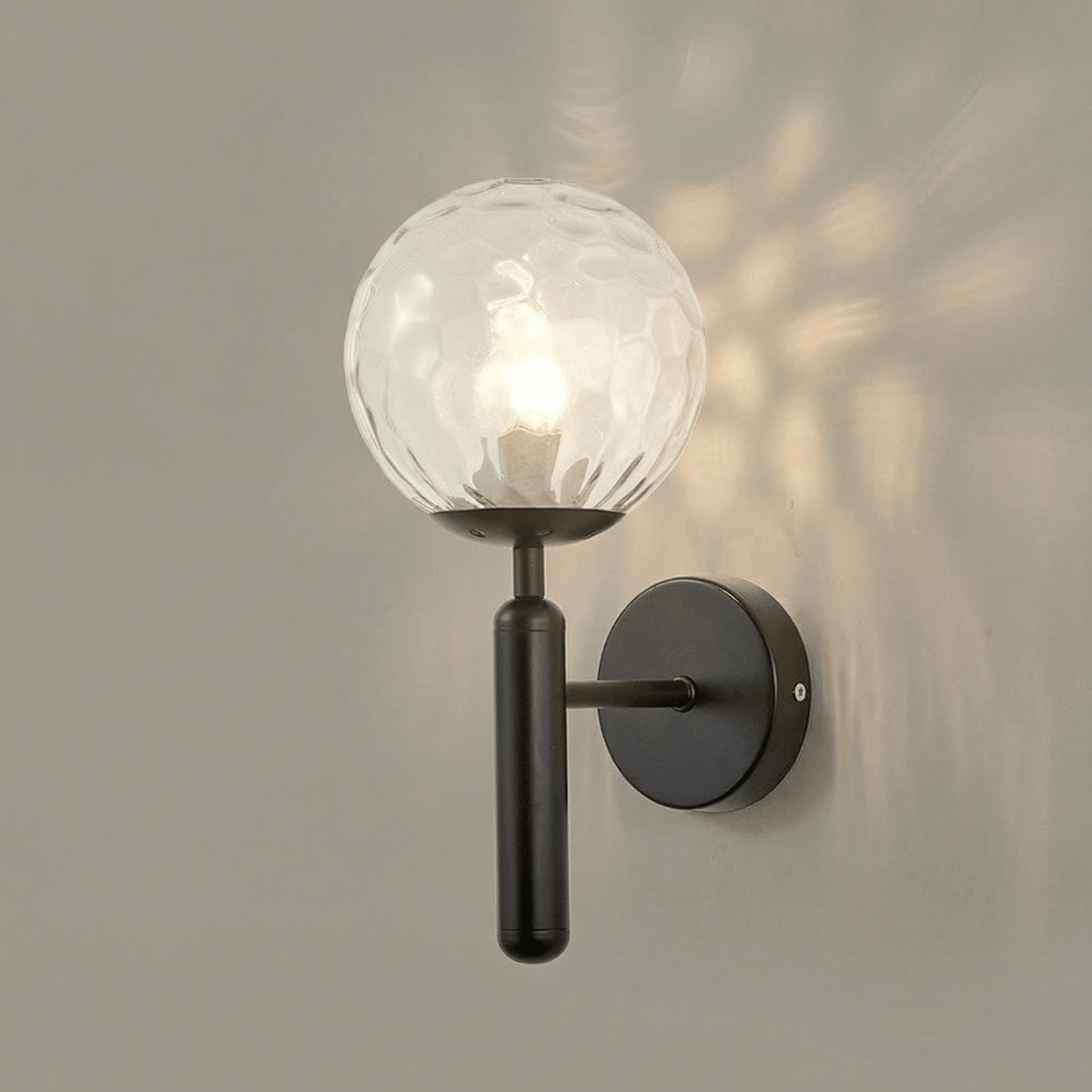 Modern Wall Sconce with Glass Globe
