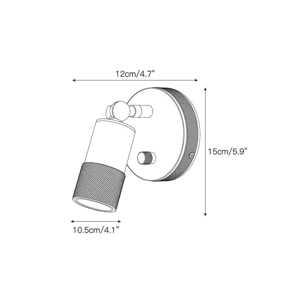 Modern Adjustable Wall Sconce with Integrated LED Lighting