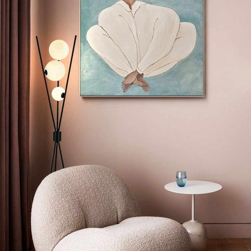 Lampa Podłogowa i Stołowa Moon – Nowoczesne Klosze Kule