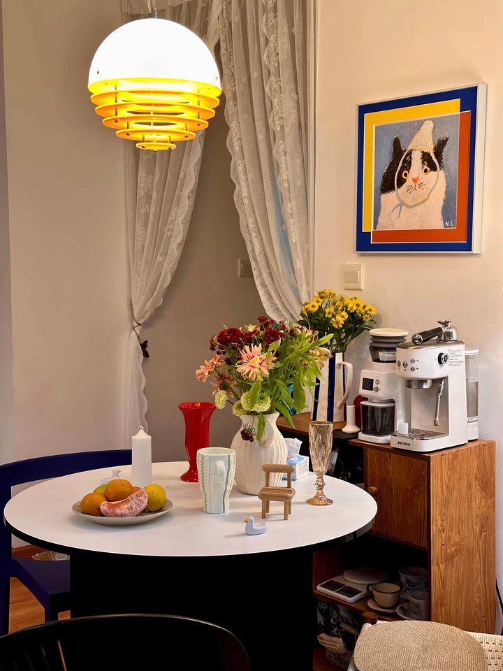 Minimalistyczna lampa wisząca Sunset Bauhaus