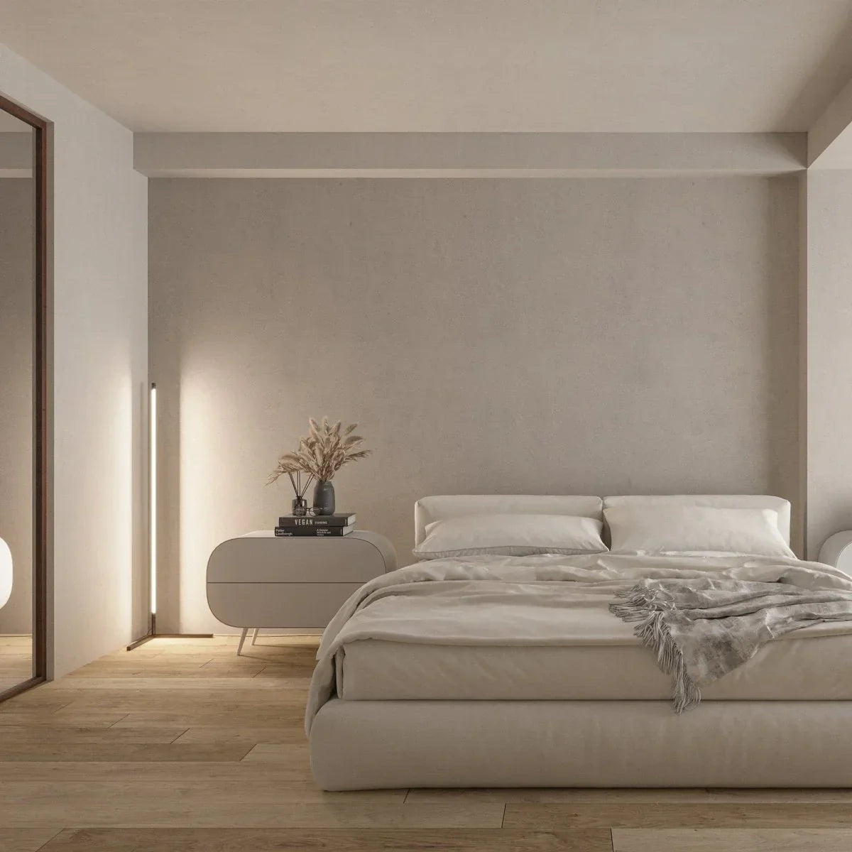 Minimalistyczna inteligentna lampa narożna LED