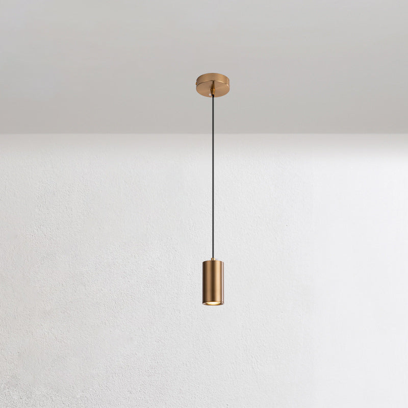 Minimalistyczna wisząca lampa kolumnowa w stylu nordyckim