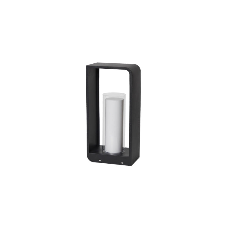 Modern freestanding solar outdoor lamp