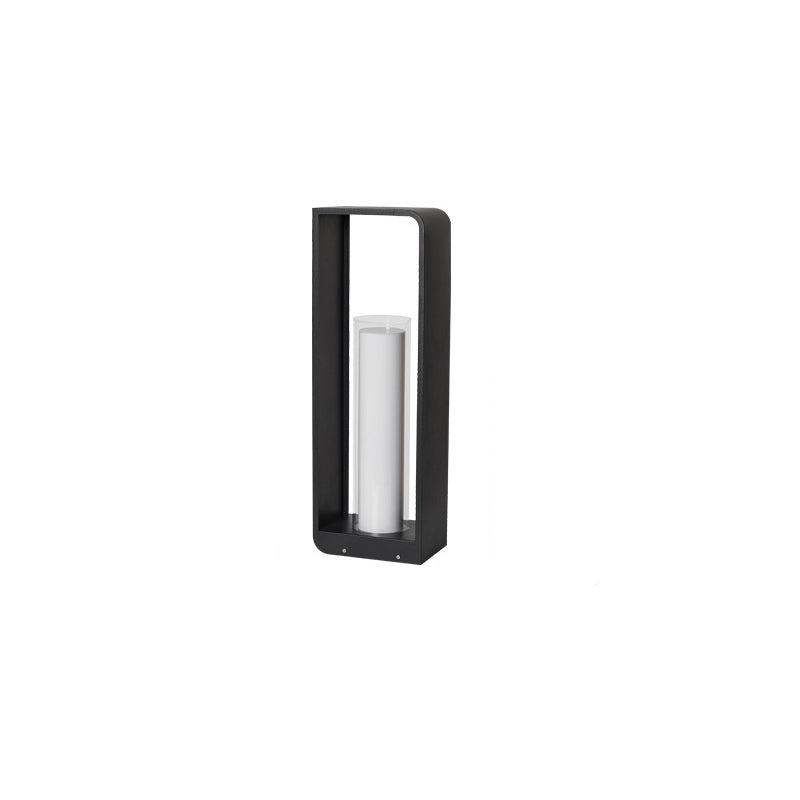Modern freestanding solar outdoor lamp