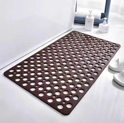 Non-slip shower mat with strong suction cups