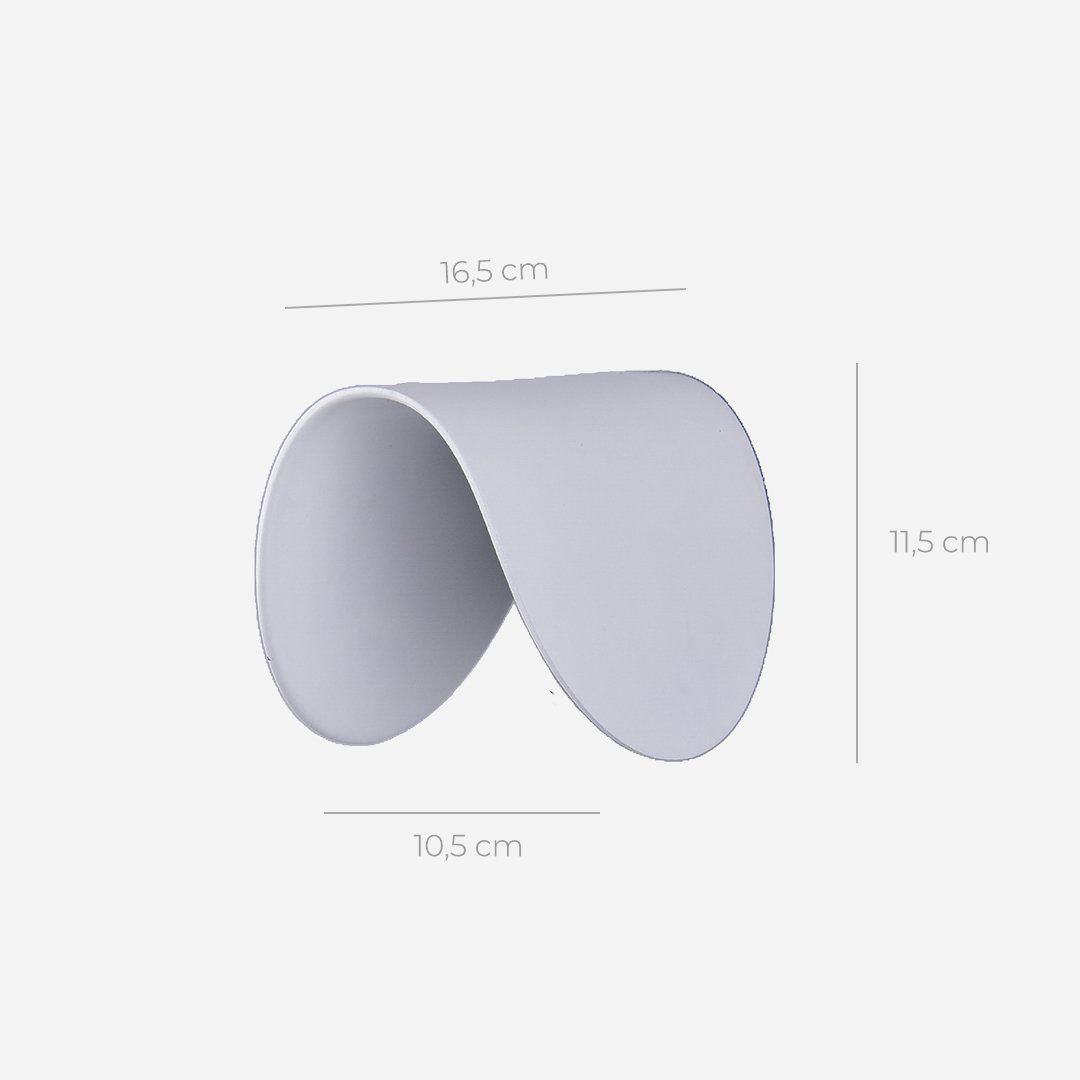 Klasyczna ściemnialna spiralna lampa ścienna LED