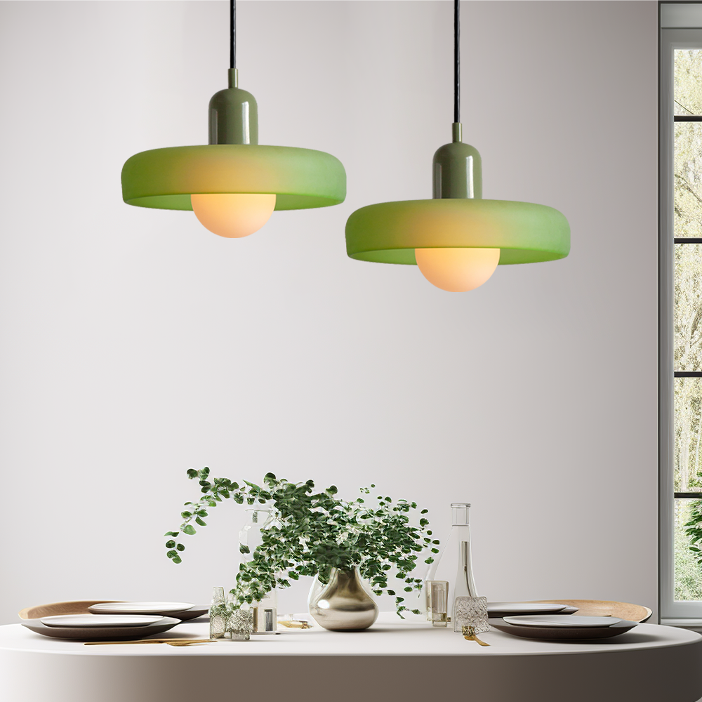 Colorful Modern-Style Glass Pendant Ceiling Light
