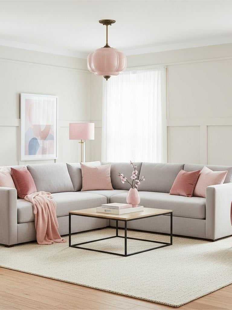 Klasyczna lampa wisząca w kształcie dyni szklana półpłaska