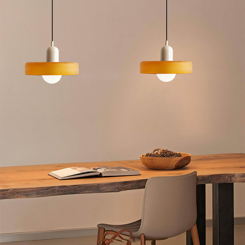 Colorful Modern-Style Glass Pendant Ceiling Light
