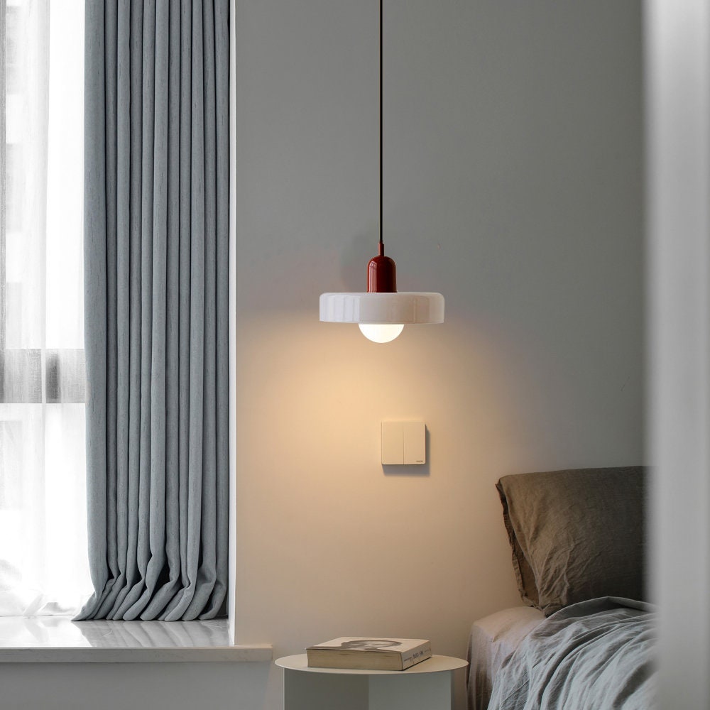 Colorful Modern-Style Glass Pendant Ceiling Light