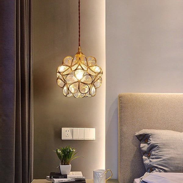 LED flower pendant lamp