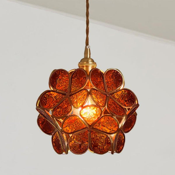 LED flower pendant lamp