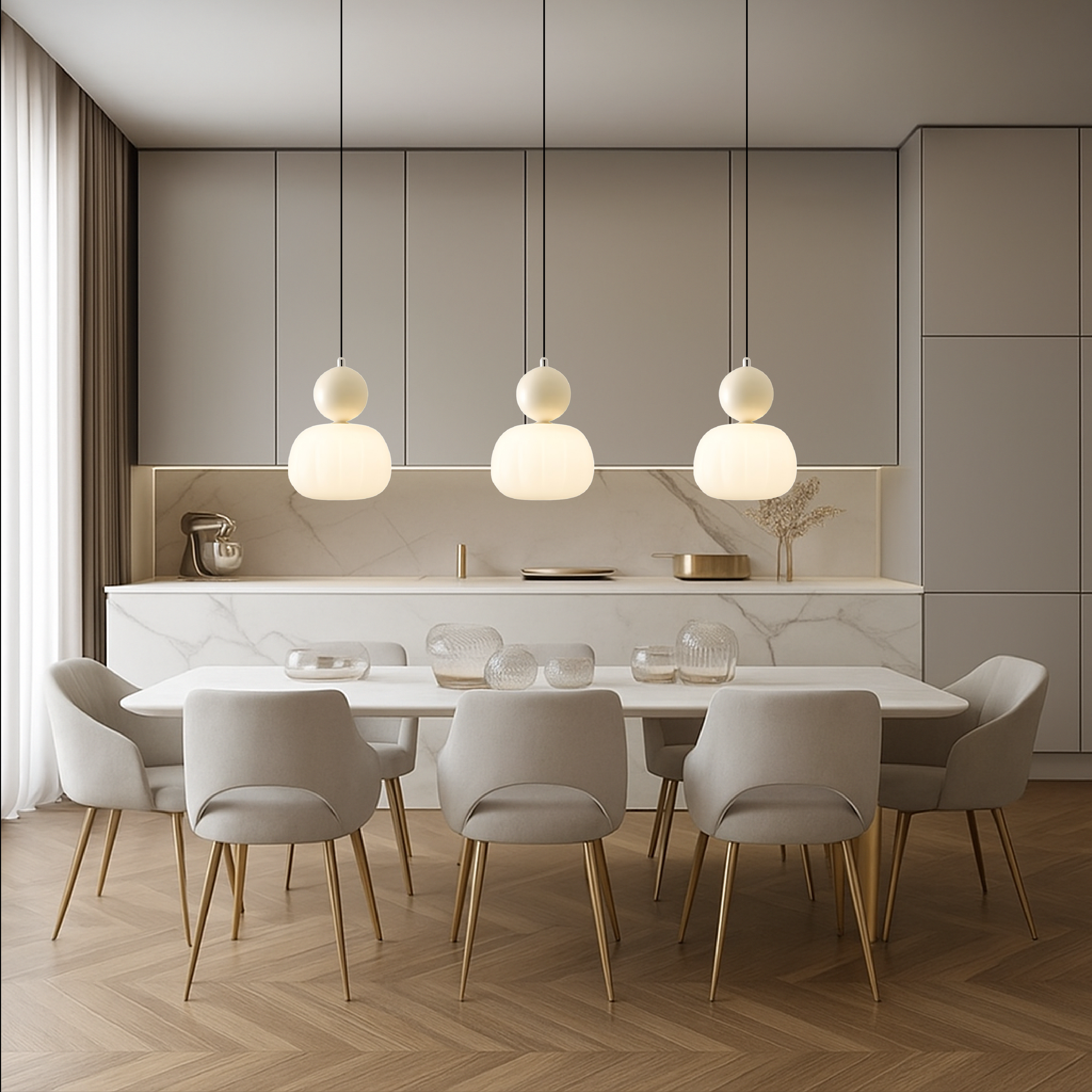 Ponadczasowa lampa wisząca w stylu art déco